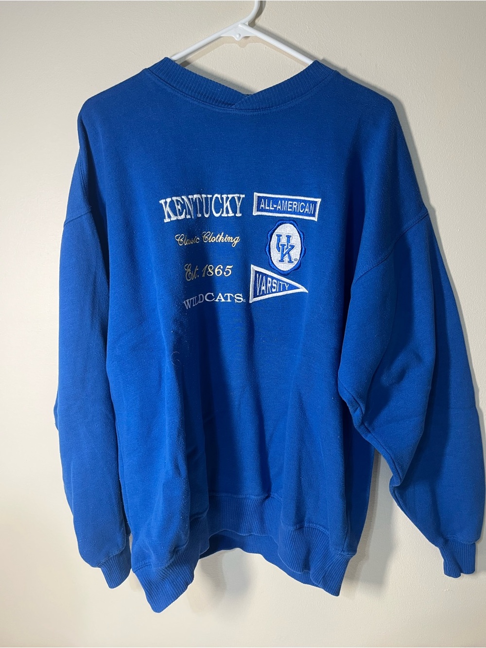 Kentucky Wildcats Blue Crewneck Sweatshirt